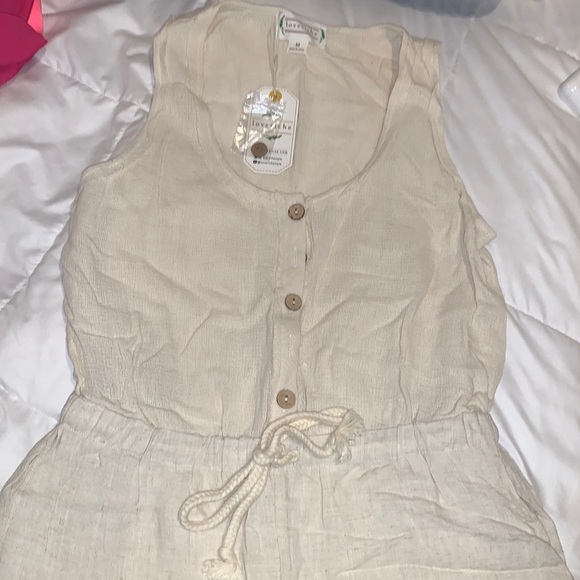 Vici Dolls Loveriche Jumpsuit Oatmeal - Picture 1 of 3